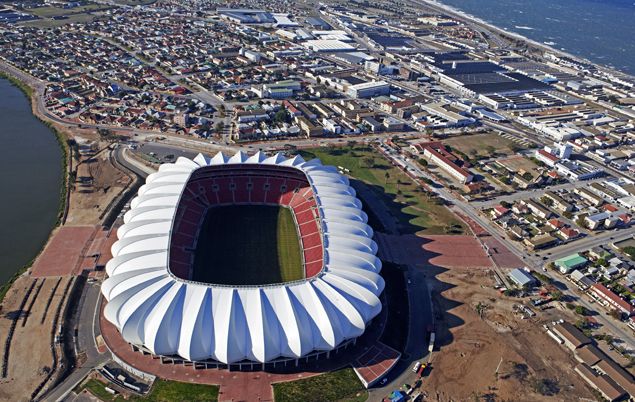 Sydafrika fakta - Nelson Mandela Bay Stadium, i Port Elisabeth