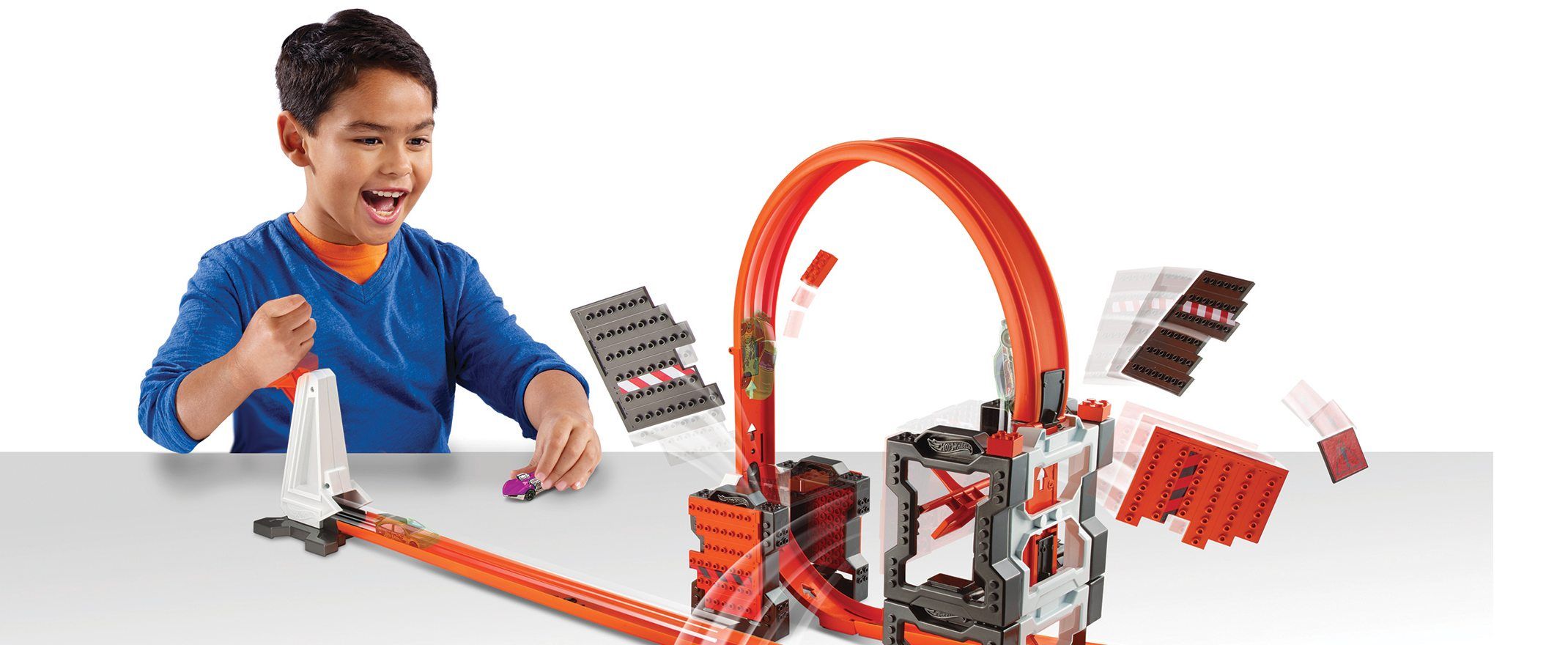 hot wheels stunt bridge