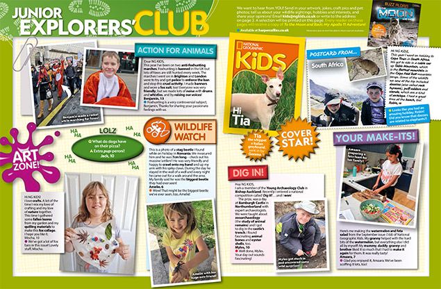 National Geographic Kids Magazine Inside Pages